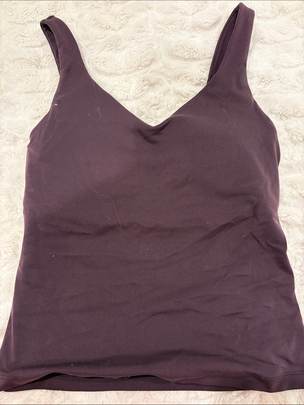 aerie Plum V-Neck Tank Top